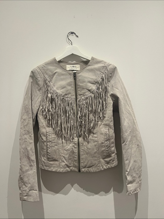 Costes Jackets & Blazers - Womens Suède Fringe Jacket Medium